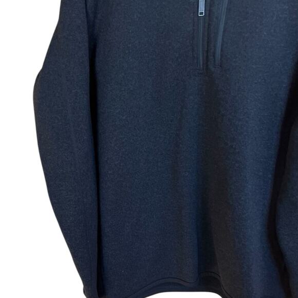 Patagonia sweater, 1/4 zip, charcoal, men's size XXL - Picture 3 of 7